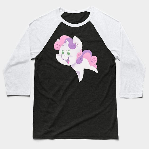 Sweetie Belle Baseball T-Shirt by MidnightPremiere